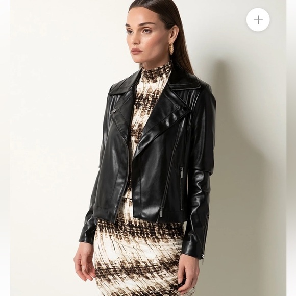 Tart Collections Mila Jacket size S black leather jacket - Picture 1 of 10
